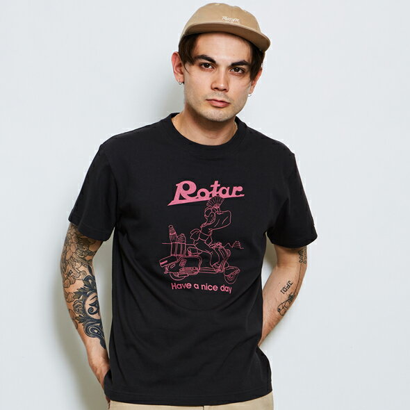 Rakuten - (ローター) ROTAR Have a nice day Tee スクーター Tシャツ