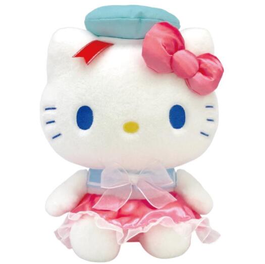 送料無料）サンリオキャラクターズ　シャーベットマリン ハローキティ　ぬいぐるみ S　4548643212450