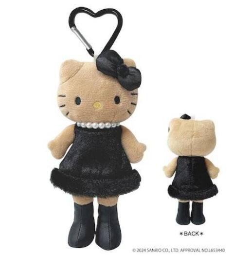 （送料無料）サンリオキャラクターズ ハローキティ スタイルアップマスコット ブラックドレス KT55-03 足長...