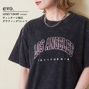 【お買い物マラソン★50%OFF】ロックTシャツ / evo. (エボ) WEB限定 ヴィンテージ加工 グラフィック Tシャツ(1色): アメカジ レディース ...