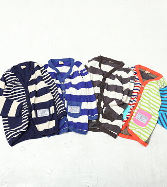 キッズ商品在庫処分【50%OFF/送料無料】OFICIAL TEAM(オフィシャルチーム) BORDER CARDIGAN(4色) 【TAG】【キッズ】【PL】【親子コーデ】【110cm】【120cm】【130cm】【140cm】【男の子】【女の子】 【店頭受取対応商品】