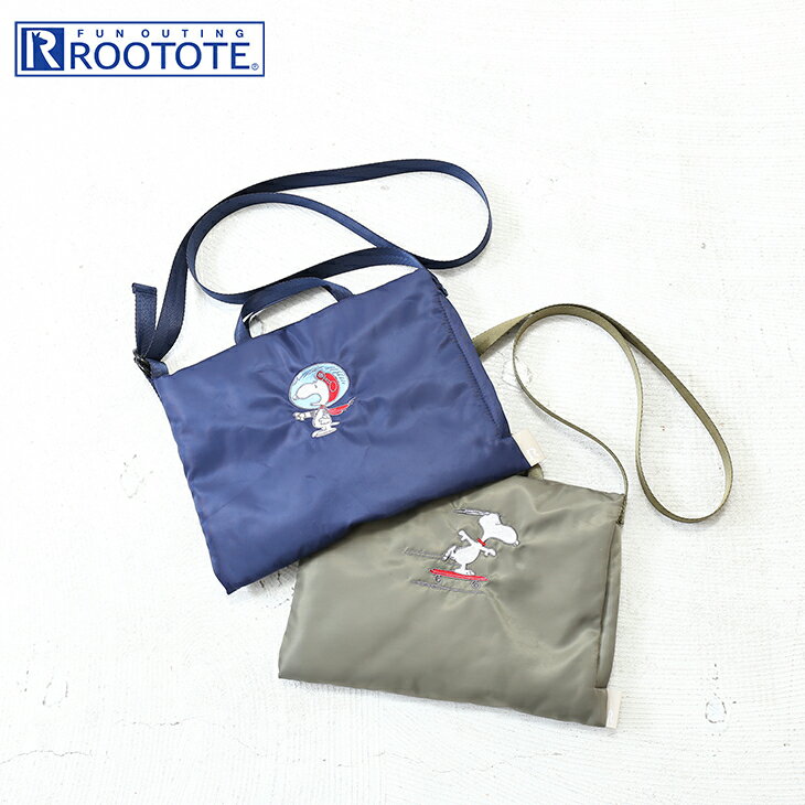 【セール除外商品】ROOTOTE(ルートート) Sacoche SCサコッシュピーナッツ3K(2色)【TAG】【PL】【バッグ】【鞄】【スヌーピー】