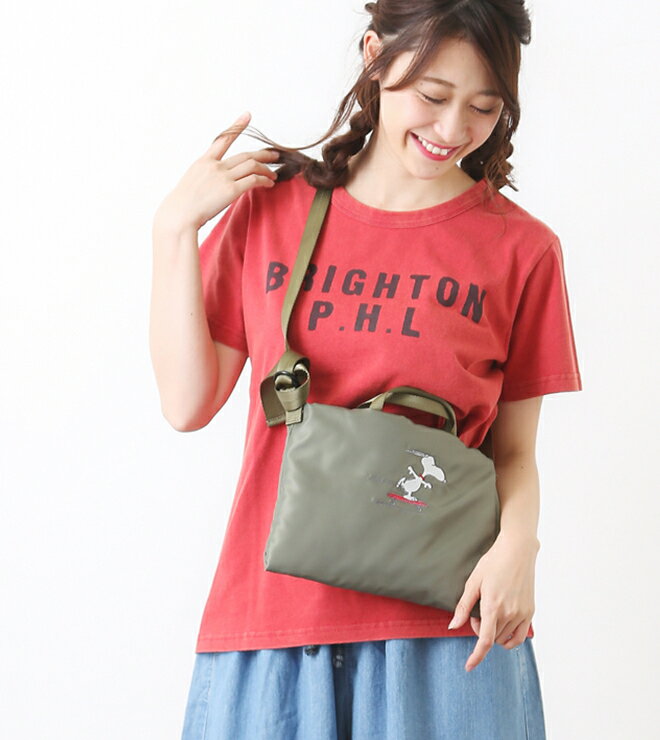 【セール除外商品】ROOTOTE(ルートート) Sacoche SCサコッシュピーナッツ3K(2色)【TAG】【PL】【バッグ】【鞄】【スヌーピー】