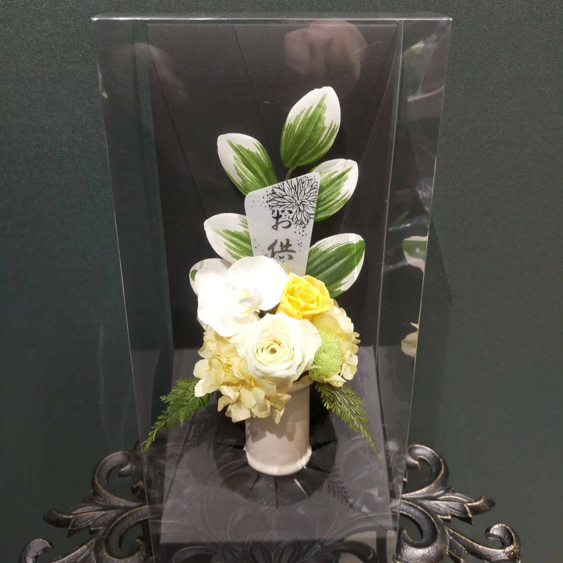 楽天市場】ブリザードフラワー 仏花 リンドウの通販