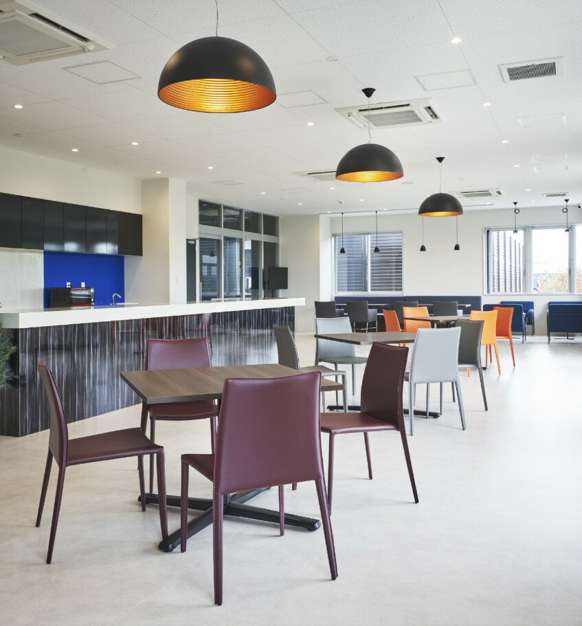 AbitaStyle MYC0257GYC スチール椅子 ミーティングチェア レザーチェア スタッキング可