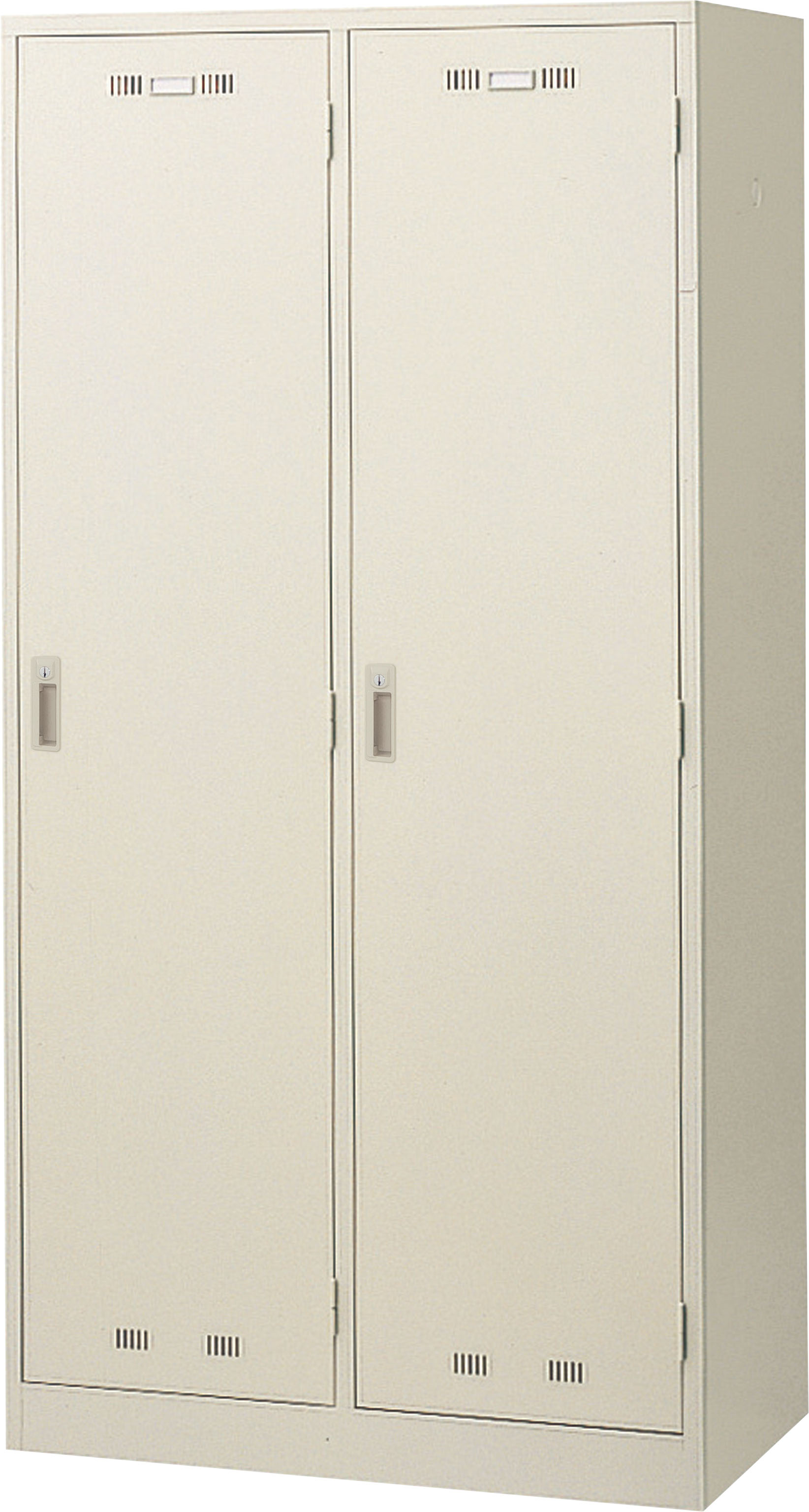 【ポイント10倍★エントリーで全員 スーパーセール限定】生興 SLK-2W ワイド2人用ロッカー ニューグレー 更衣室ロッカー スチール製 抗菌加工 ハンガーパイプ 網棚 鏡 傘立付 収納ロッカー オフィス 学校 病院