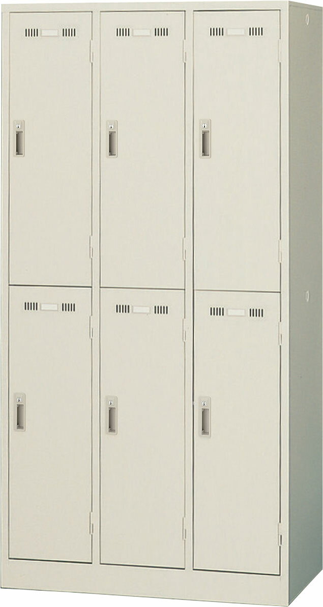 【ポイント10倍★エントリーで全員 スーパーセール限定】生興 SLK-6 6人用ロッカー ニューグレー 更衣室ロッカー スチールロッカー シンプル オフィス 工場 学校 病院 更衣ロッカー 鍵付き収納 お求めやすい価格