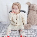 2カラー キッズ ニットセットアップ 韓国子供服 66cm~90cm 楽天ランキング2位入賞品