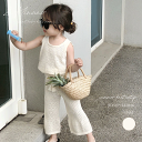 キッズ サマーニットセットアップ 韓国子供服 90cm〜140cm 90 100 110 120 130 140 サマーニット 春 夏 秋 セットアップ ニット...