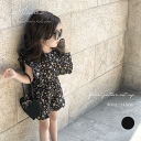 キッズ フラワーセットアップ 韓国子供服 90cm〜140cm 90 100 110 120 130 140 花柄 セットアップ 女の子 春 夏 秋 サマー シ...
