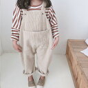 キッズ コーデュロイオーバーオール 韓国子供服 73cm~120cm