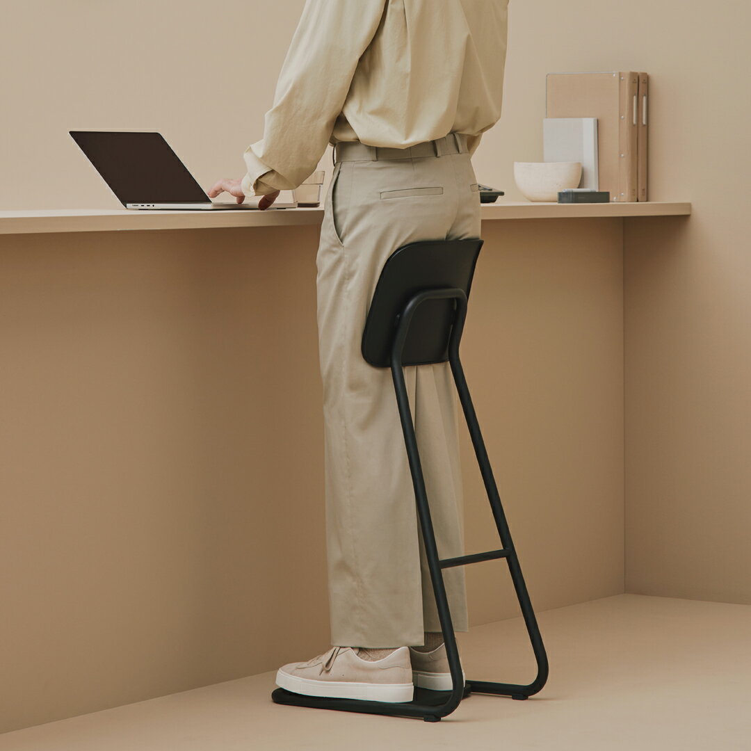 STAN CHAIR STANCHAIR スタンチェア　スタン　チェア　すたんちぇあ スタンディング　スタンディングチェア　すたんでぃんぐ　すたんでぃんぐちぇあ 椅子 立ち　立　テレワーク 姿勢 &MEDICAL アンドメディカル オリーブ　ブラック　プレゼント