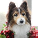 【オーダーメイド/シェルティ】ペットそっくりのお人形【シェルティー】うちの子トピアリー作家の『コイズミマサコ』の作品。ウェルカムドッグ 両親へのプレゼントにお誕...