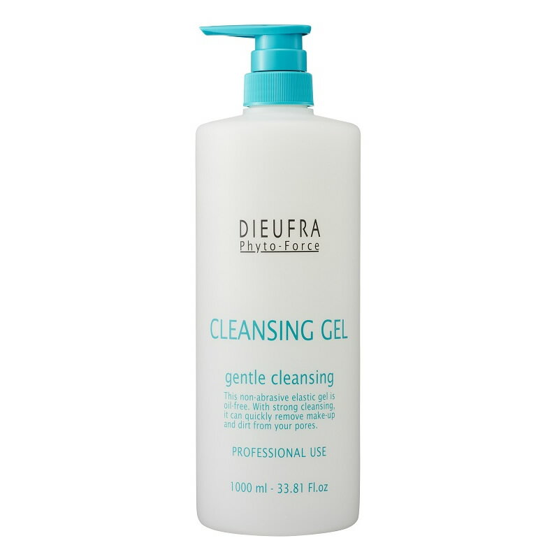 デュフラ フィトフォース クレンジングジェル【1,000mlの大容量！業務用を自宅で！】DIEUFRA/デュフラ/スキンケア/プロ用【P10倍】
