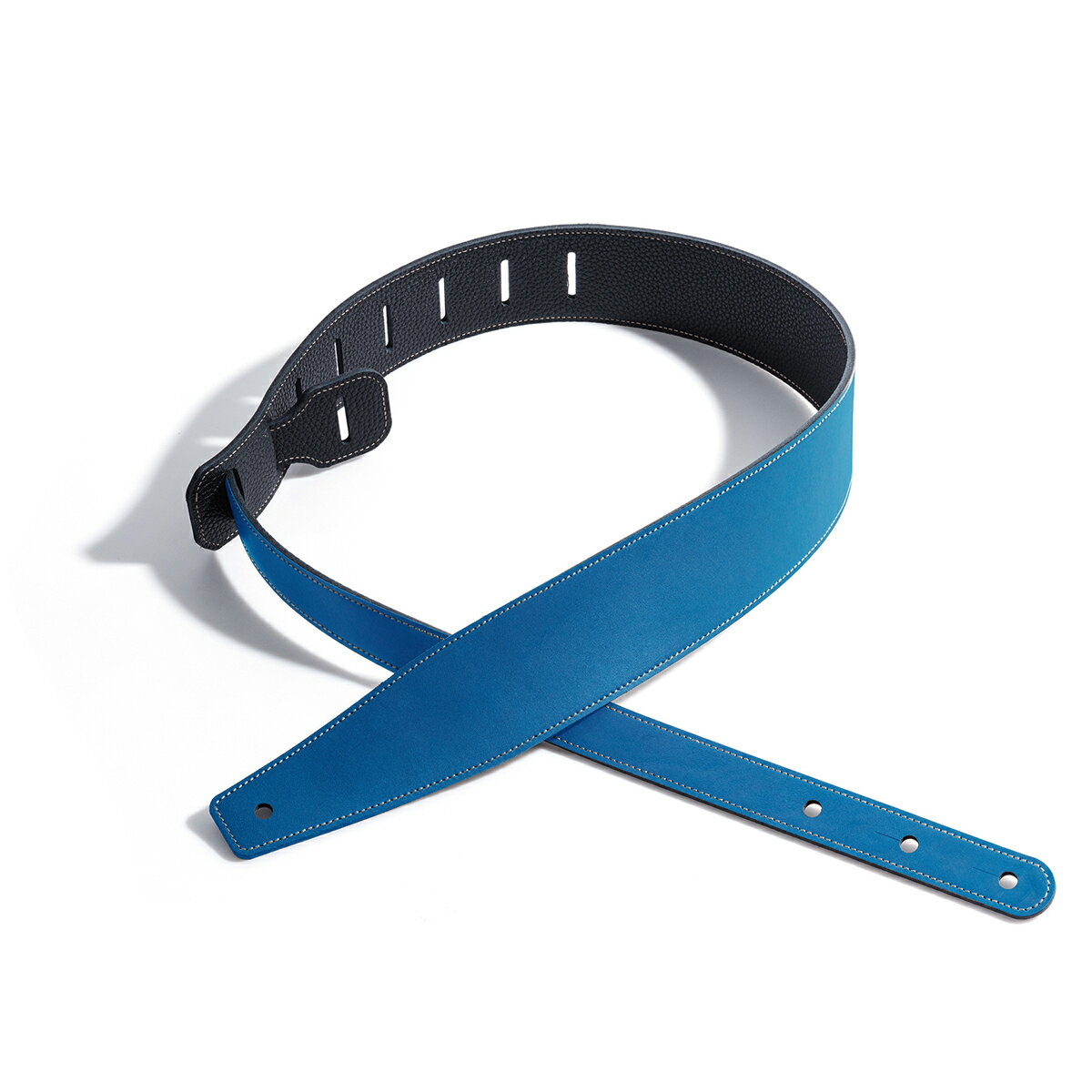 ギターストラップ レザー 手染めビンテージ ダークブラウン ベースストラップ 本革 革 ギターストラップ ハンドメイド 厚さ調節 最高級 天然皮革