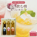 【期間限定アーモンド付き】果汁たっぷり 飲む酢 200ml×3本 セット もも ブルーベリー 生姜と晩柑 国産フルーツビネガー 着色料不使用 ギフト オリゴ糖