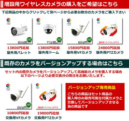 防犯カメラワイヤレス屋外屋内選べる4台セットドームバレットレコーダーセットHDD1TB付属AV-K1004EWあす楽対応