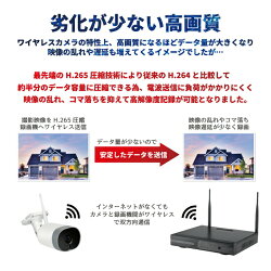 防犯カメラワイヤレス500万画素屋外屋内選べるカメラ1台セットドームバレットレコーダーセットHDD1TB付属av-k5001ew