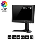 HDMI 小型 7インチ モニター 防犯カメラ用 液晶IPSモニター 7インチ HDMI av-mnt700ips