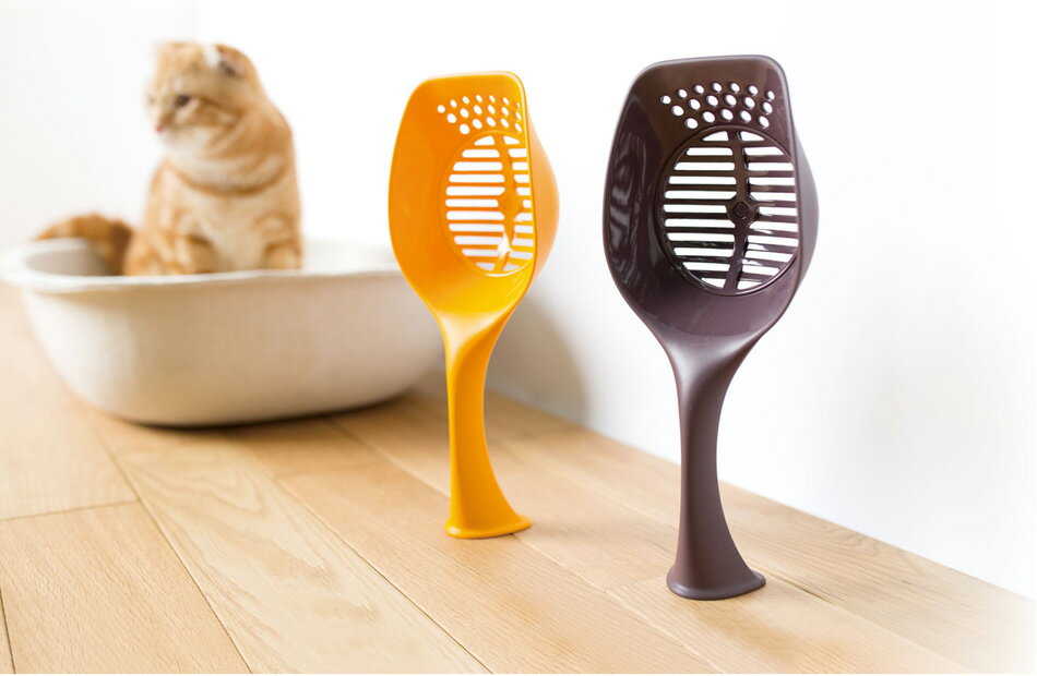 Rakuten - OPPO オッポ 猫砂用スコップ Scoopスクープ カラー オレンジ チョコレート テラモト