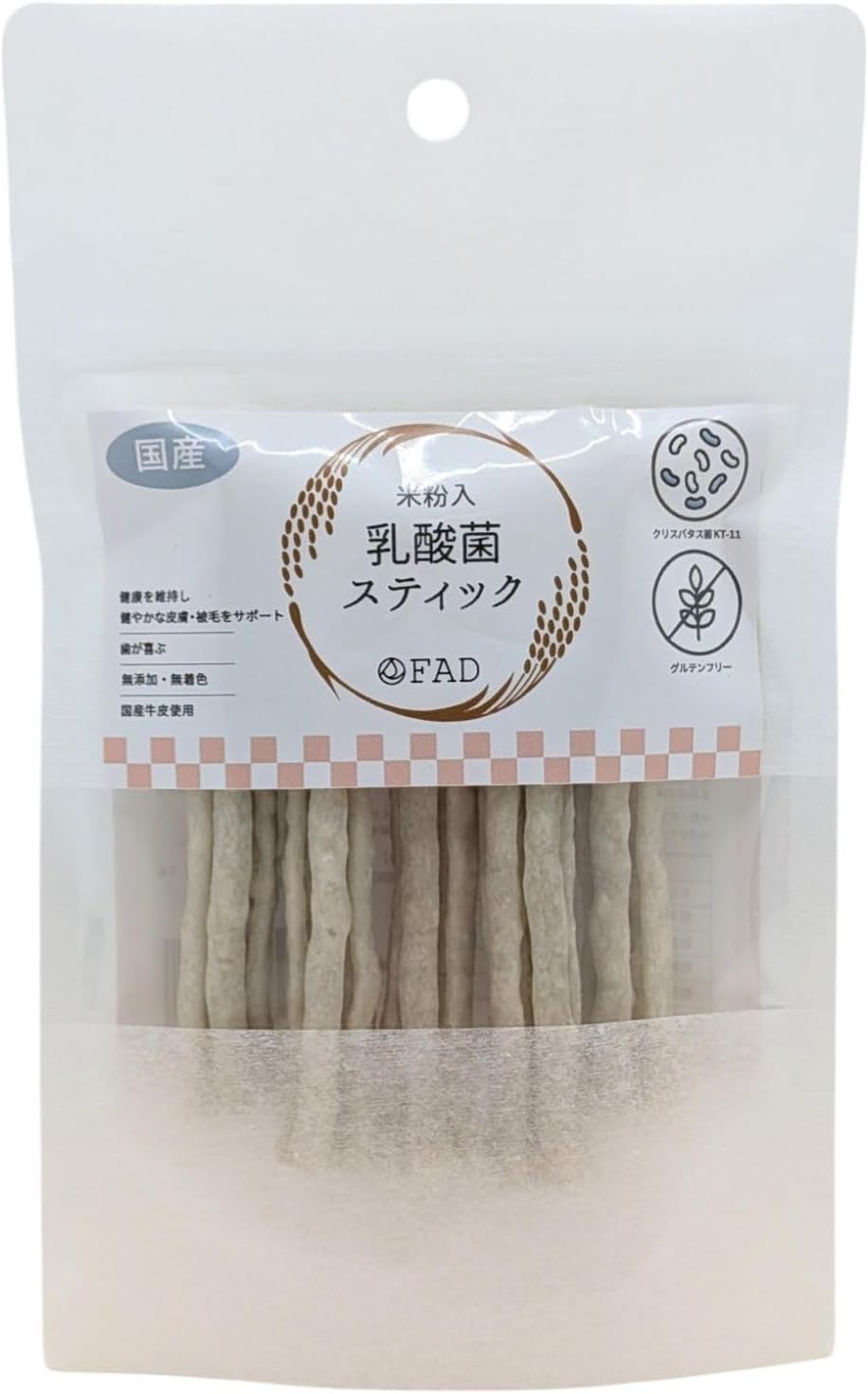 Rakuten - FAD ファッド 乳酸菌スティック Sサイズ 5本入り 米粉入 ドッグおやつ デンタルガム 犬用 dad-way ダッドウェイ