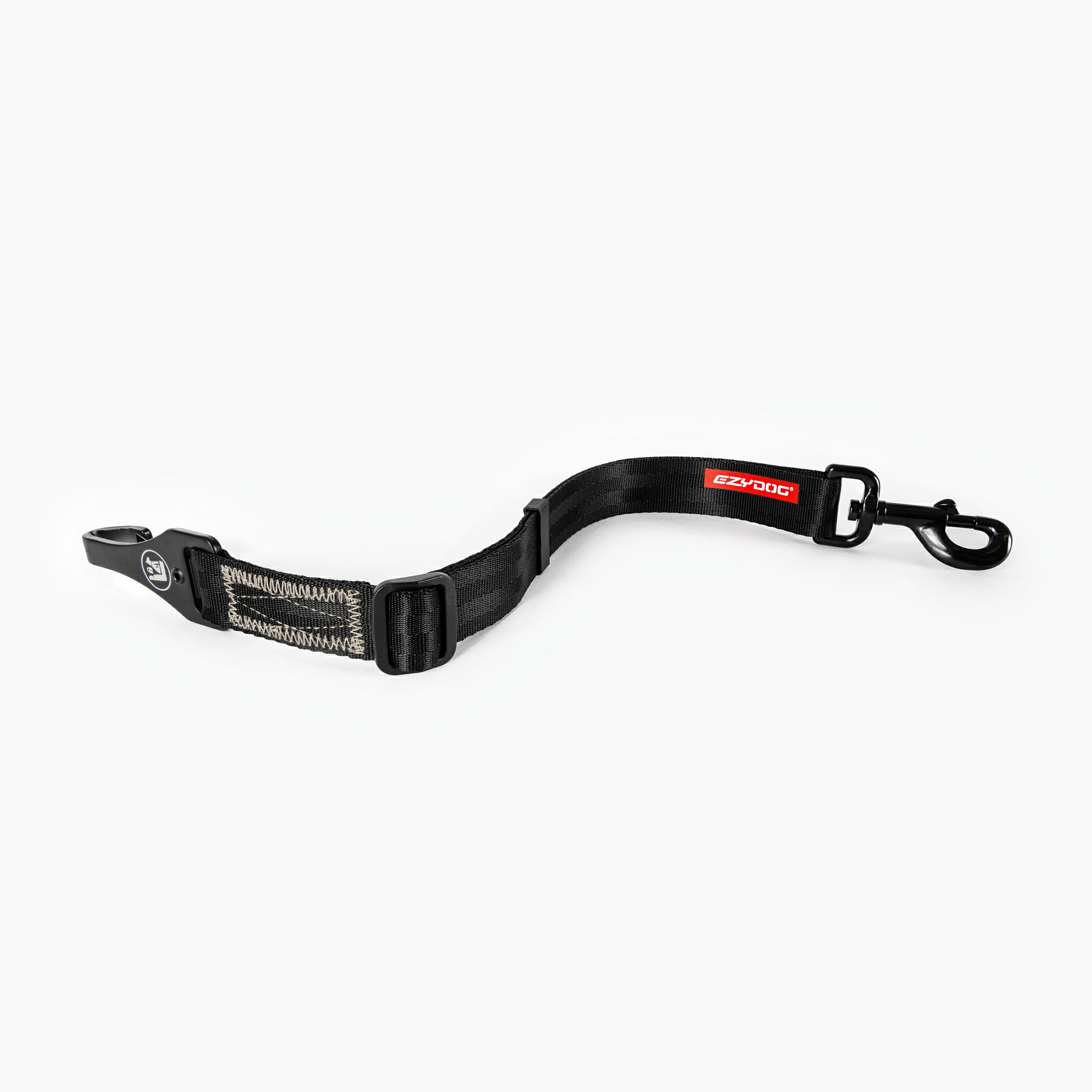 Rakuten - 正規品 新東亜交易 EZYDOG クリックISOFIX 車用犬用シートベルト ドッグ係留具 ブラック 延長リード 車 飛び出し防止
