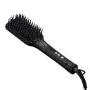 SALONIA サロニア ストレートヒートブラシ ワイド ヘアブラシ 海外対応 SL-012BK ブラック(4)