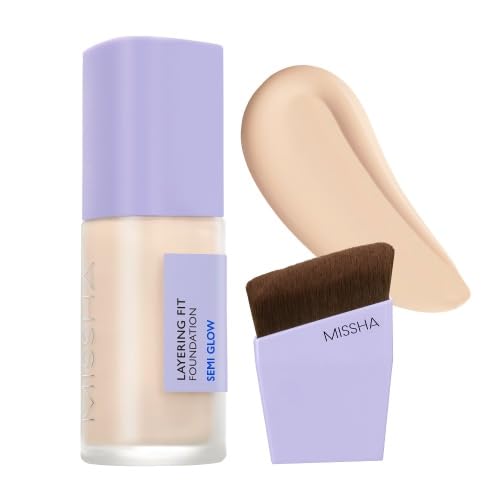 ミシャ(MISSHA) ミシャ レイヤリング フィット ファンデーション【ブラシ付セット】 (No.21 FAIR, 35ml)