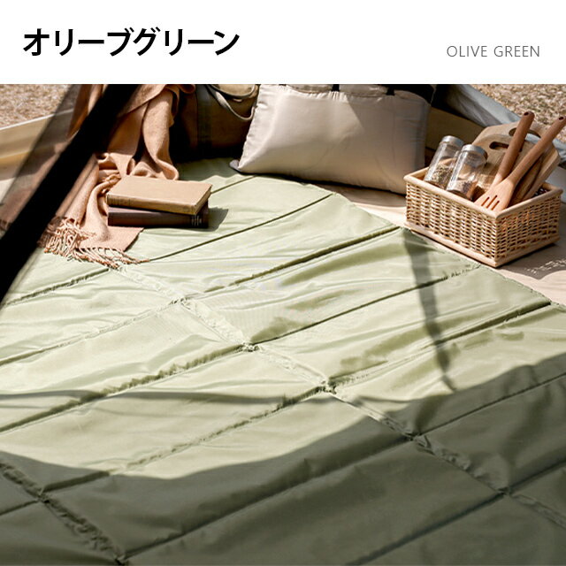 【全品P5倍★本日12:00〜23:59】 AND・DECO OUTDOOR アウトドアマット マット インナーマット テントマット 折りたたみ クッションマット キャンプ ソロキャンプ 170×170 おうち時間 アウトドア 快適 コンパクト 昼寝 テント プール下マット