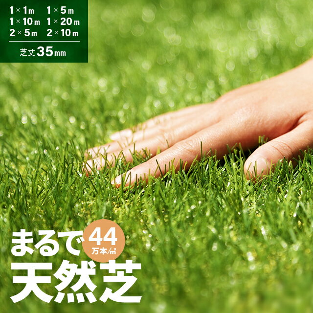 【事業者限定 特別価格】人工芝 高耐久 芝丈 35mm 1×1m 1×5m 1×10m 2×5m 2 ...