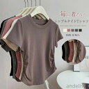 P5倍&セット購入で10%OFFクーポン 【送料無料】tシャツ レディース 半袖 夏 tシャツ 無地 ベージュ 黒 半袖tシャツ カットソー トップス プルオー...