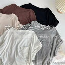 P5倍&セット購入で10%OFFクーポン 【送料無料】無地 白 黒 グレー tシャツ レディース おしゃれ カジュアル フレンチスリーブ 半袖 tシャツ カット...