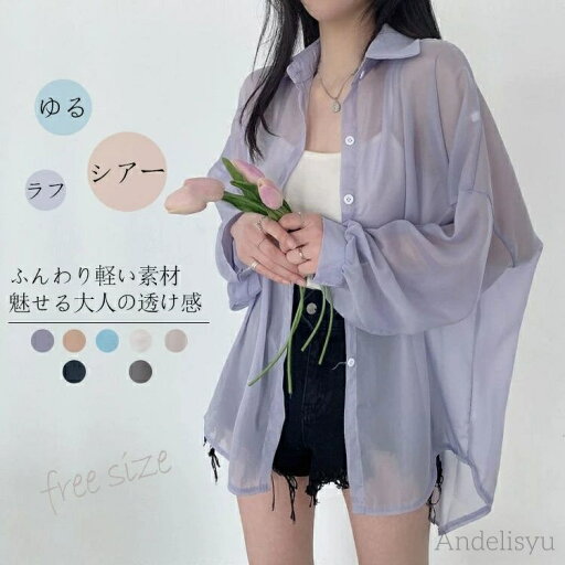 最大15%OFFクーポン 【送料無料】シアー シャツ レディース 長袖 シアーシャツ ドロップショルダー 透け感 バルーンスリーブ シアートップス シースルー 最大15%OFFクーポン 【送料無料】シアー シャツ レディース 長袖 シアーシャツ ドロップショルダー 透け感 バルーンスリーブ シアートップス シースルー