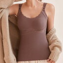 最大15%OFFクーポン 【送料無料】ブラジャー インナー レディース 女性 キャミソール 妊婦 マタニティ マタニティウェア 授乳 授乳ブラ ブラキャミ 秋 冬 普通丈 袖なし