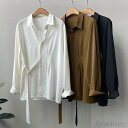 【本日P5倍&100円OFFクーポン】ブラウス レディース 長袖 トップス 薄手 秋 秋服 ゆったり デザイン カジュアル おしゃれ 通勤 着痩せ 長袖シャツ エレガント きれいめ