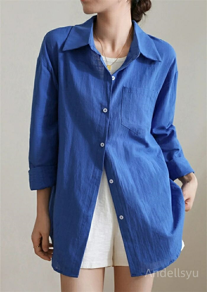 【送料無料】スーツ 春 秋 仕事 カジュアル 面接 説明会 OL 通勤 体型カバー プルオーバー とろみ 大人 きれいめ ブルー ホワイト S M L XL