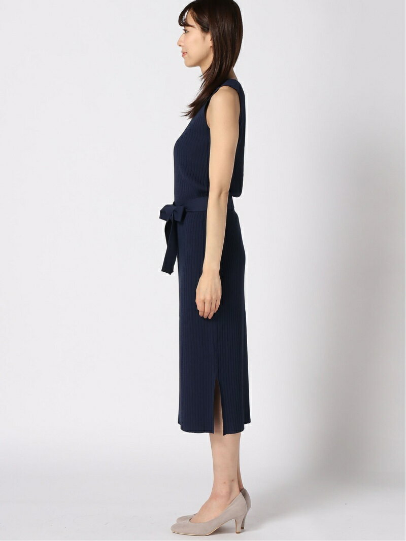 楽天市場 Rakuten Fashion Sale 55 Off サマーリブニットop Andemiu アンデミュウ ワンピース ニットワンピース オレンジ グリーン ベージュ ネイビー Rba E Andemiu