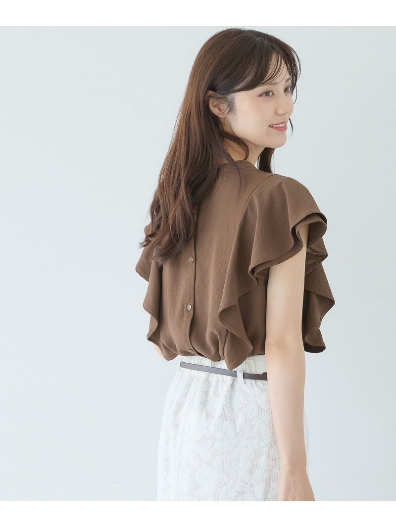 ��SALE��27%OFF��2WAY��åե�֥饦�� Andemiu ����ǥߥ奦 �ȥåץ� ����ġ��֥饦�� �֥�å� �֥롼 �֥饦�� �ۥ磻�ȡ�RBA_E�ۡ�����̵����[Rakuten Fashion]