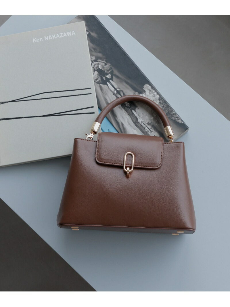 セパレートハンドバック Andemiu アンデミュウ バッグ ハンドバッグ ホワイト ブラック ブラウン【送料無料】[Rakuten Fashion]のサムネイル