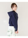 【SALE/60%OFF】ニットパーカー Andemiu アンデミュウ トップス ニット ネイビー ホワイト グレー【RBA_E】【送料無料】[Rakuten ...