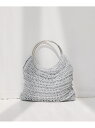 【SALE/23%OFF】メタリックヤーンバッグ Andemiu アンデミュウ バッグ ハンドバッグ ブラック シルバー【RBA_E】【送料無料】[Rakute...