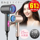 【スーパーSALE限定8,500円→3,300円】ドライヤー 速乾 大風量 2億マイナスイオン 軽量 高速ドライヤー ヘアドライヤー 静電気除去 コンパクト 人...