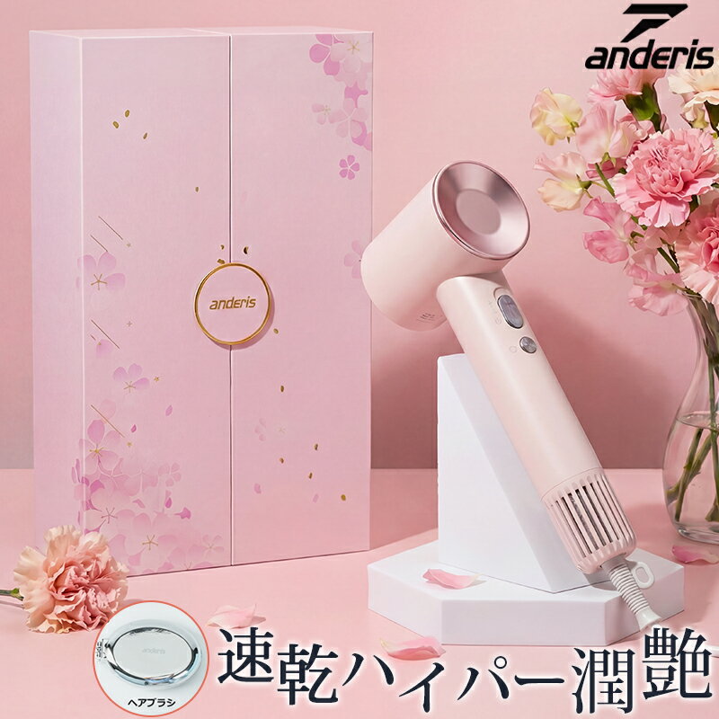 【母の日 人気ギフト◆爆安28,000円⇒7,980円】ドライヤー ヘアドライヤー 大風量 速乾 2億マイナスイオン 静音 高速ドライヤー 静電気除去 コンパクト ミニドライヤー 人気 髪質改善 美容家電 ヘアケア 美髪 1000W 時短 恒温 ヘアサロン ギフト 家庭 母の日