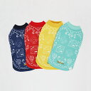 犬服 GEORGE|ジョージ【BANDANA Tシャツ / ECO BLUE】 春夏 犬の服 ワンコ服 ペット服 ドッグウェア 小型犬 中型犬 大型犬 送料無料 おしゃれ かわいい 涼しい 速乾