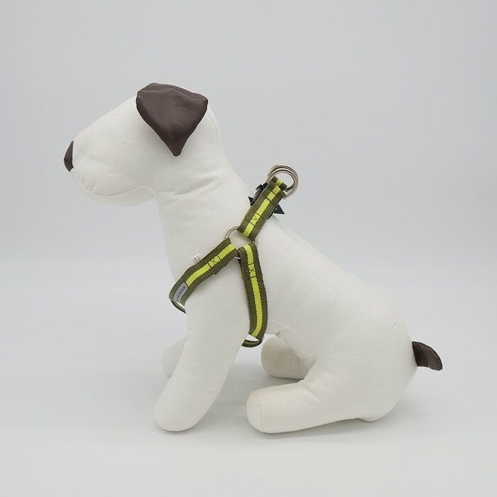 ハーネス seven seas dog｜セブンシーズドッグ【アクリルハーネス / カーキ/イエロー】 小型犬 中型犬 ..