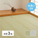 洗える い草風 カーペット 涼風 りょうふう 本間 3帖 3畳 PP ラグ ござ ペット レジャー 屋外 おしゃれ 軽量 ビニール風 上敷き 畳の保護 畳替え 国産