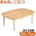 こたつ テーブル 北欧 丸くてやさしい北欧デザインこたつ-モイ 105x75cm 長方形 おしゃれ コタツ 炬燵 あったか かわいい ナチュラル シンプル リビ...