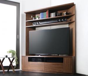 乐天商城 - テレビ台 ハイタイプ 大型テレビ対応 ハイタイプコーナーテレビボード ウォールナット テレビボード TV台 ハイタイプ コーナー 55型 55インチ 50型 50インチ 大型テレビ 収納