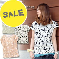 andit_ClearanceSale★7/26(日)10時〜再販です♪ゆるカジ好きさんは注目!スプラッシュプリントがオシャレ心くすぐっちゃう!夏の重ね着コレに決めた!◎クリアランスセール◎ペインタープリント半袖ドルマンカットソー