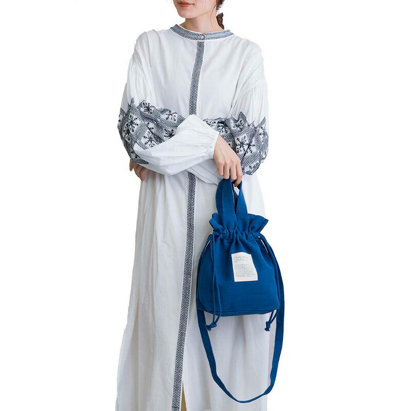 バッグ レディース 2way巾着バッグ GBG7020A かばん 鞄 BAG ショルダーバッグ 持ち手 大人可愛い カジュアル お洒落 デイリー 日常 シンプル お出かけ 旅行 ブラック グレー チャコール イエロー グリーン 春 夏 秋 冬 メール便10